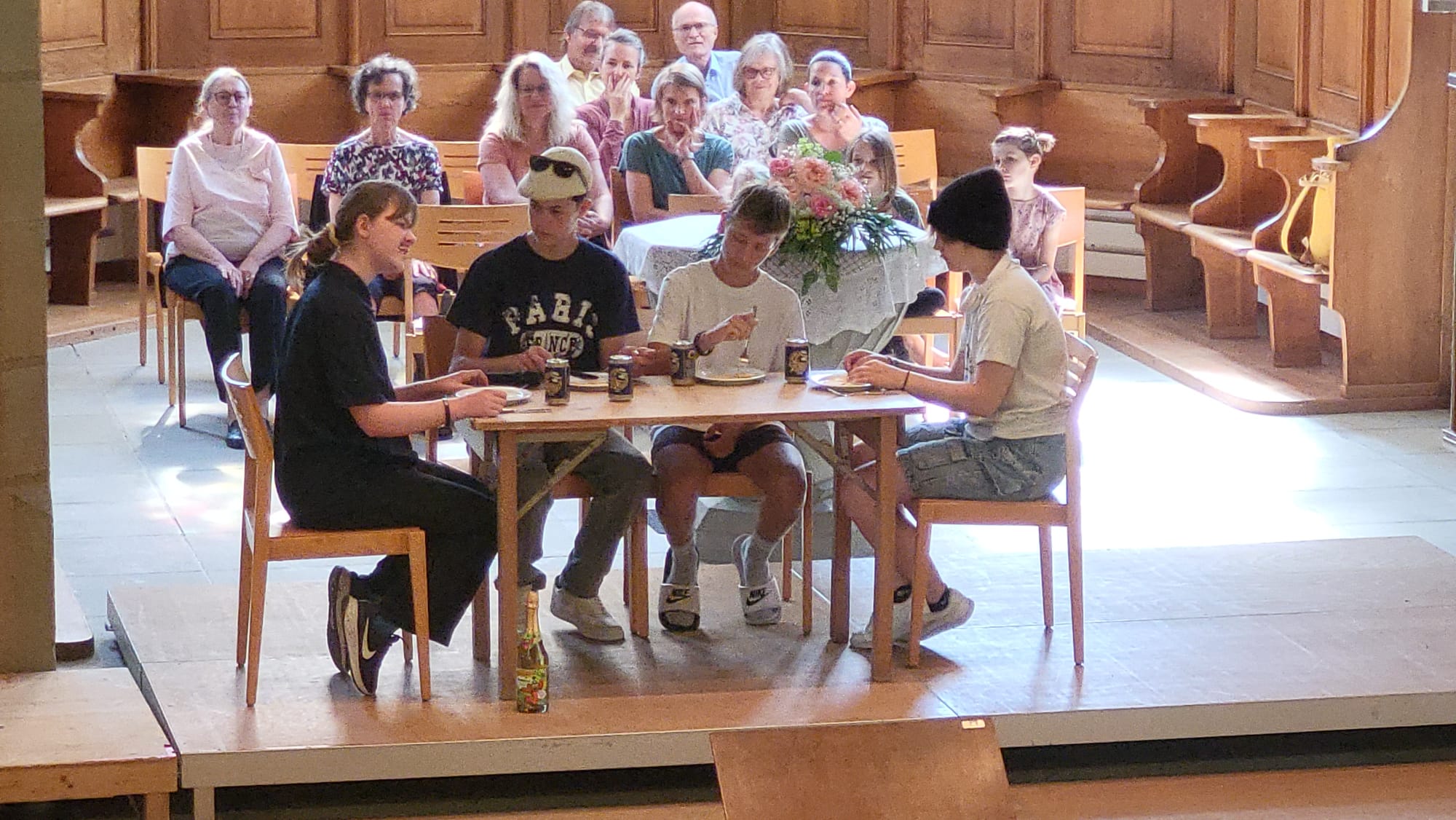 Kurztheater – Probenbild